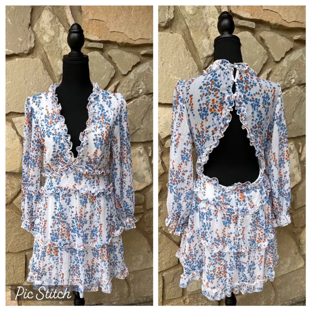 Ruffled Fancy Flirty Dress S